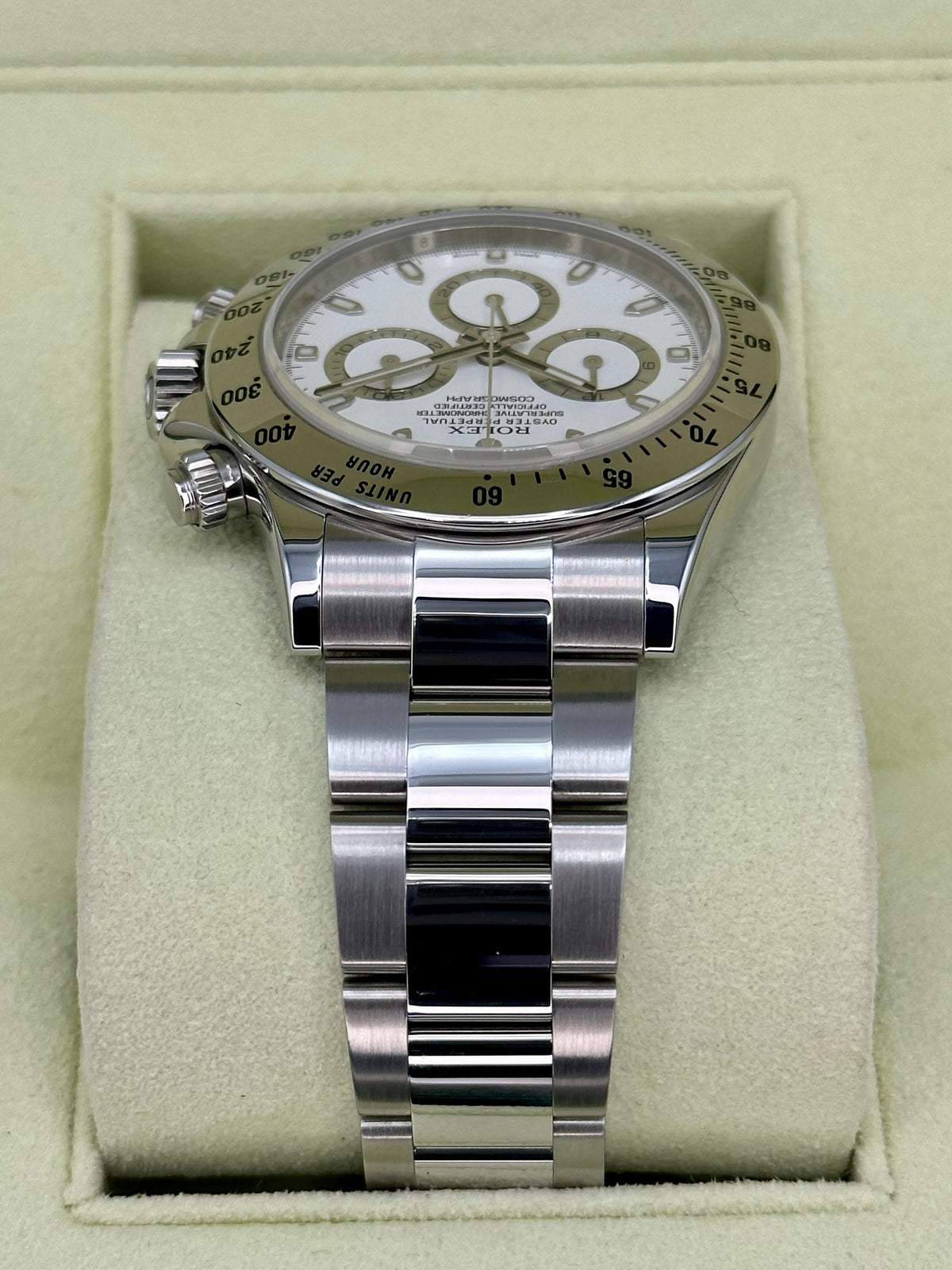 2014 Rolex Daytona 40mm 116520 Stainless Steel White APH Dial