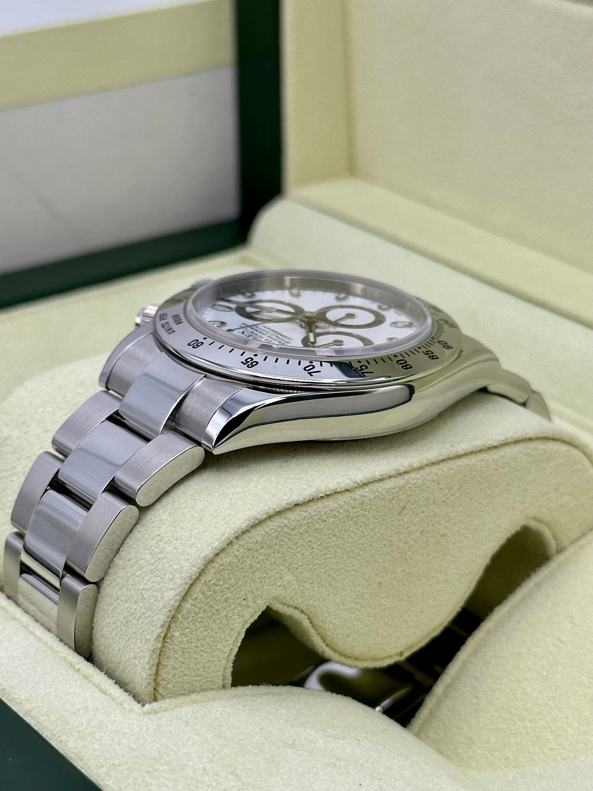 2014 Rolex Daytona 40mm 116520 Stainless Steel White APH Dial