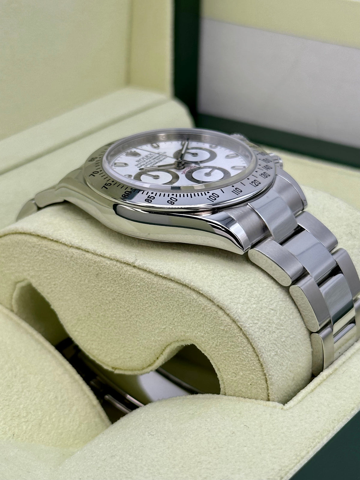 2014 Rolex Daytona 40mm 116520 Stainless Steel White APH Dial