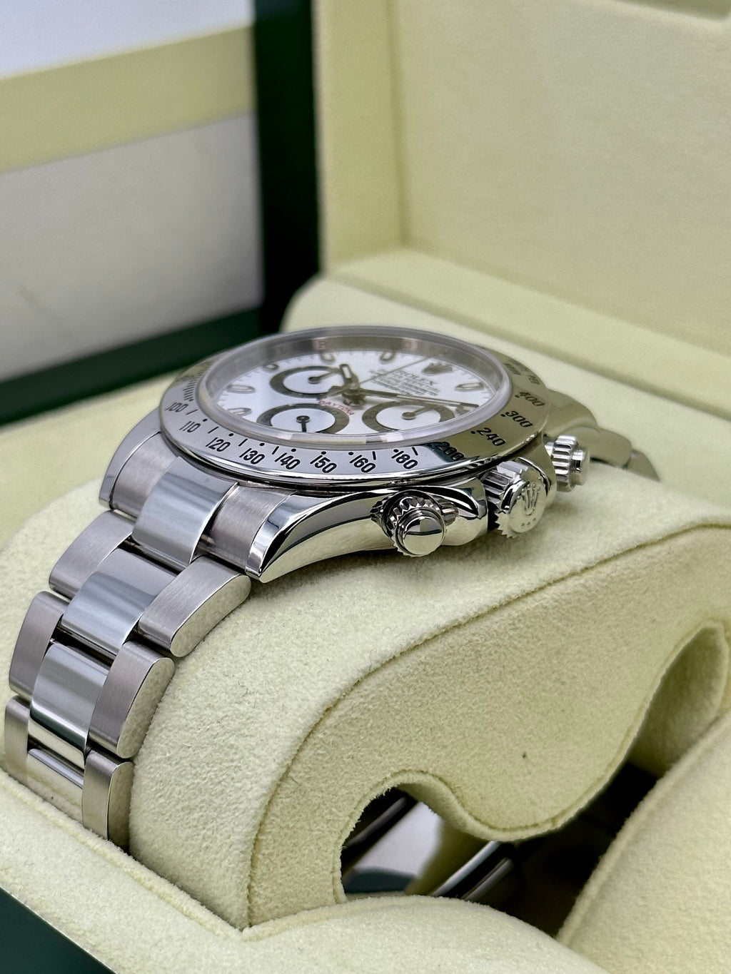 2014 Rolex Daytona 40mm 116520 Stainless Steel White APH Dial