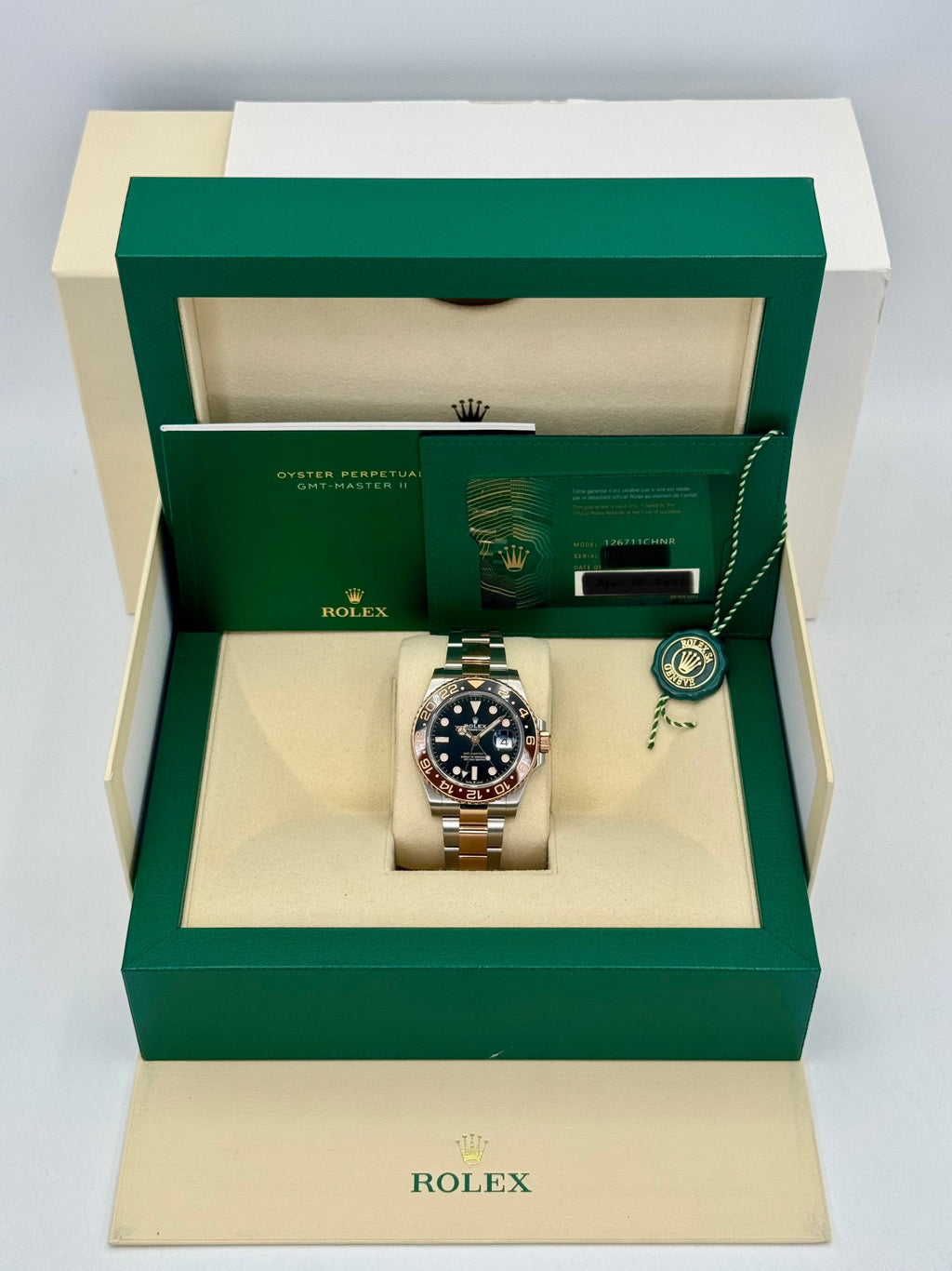 2021 Rolex GMT-Master II  "Rootbeer" 40mm 126711CHNR Two-Tone