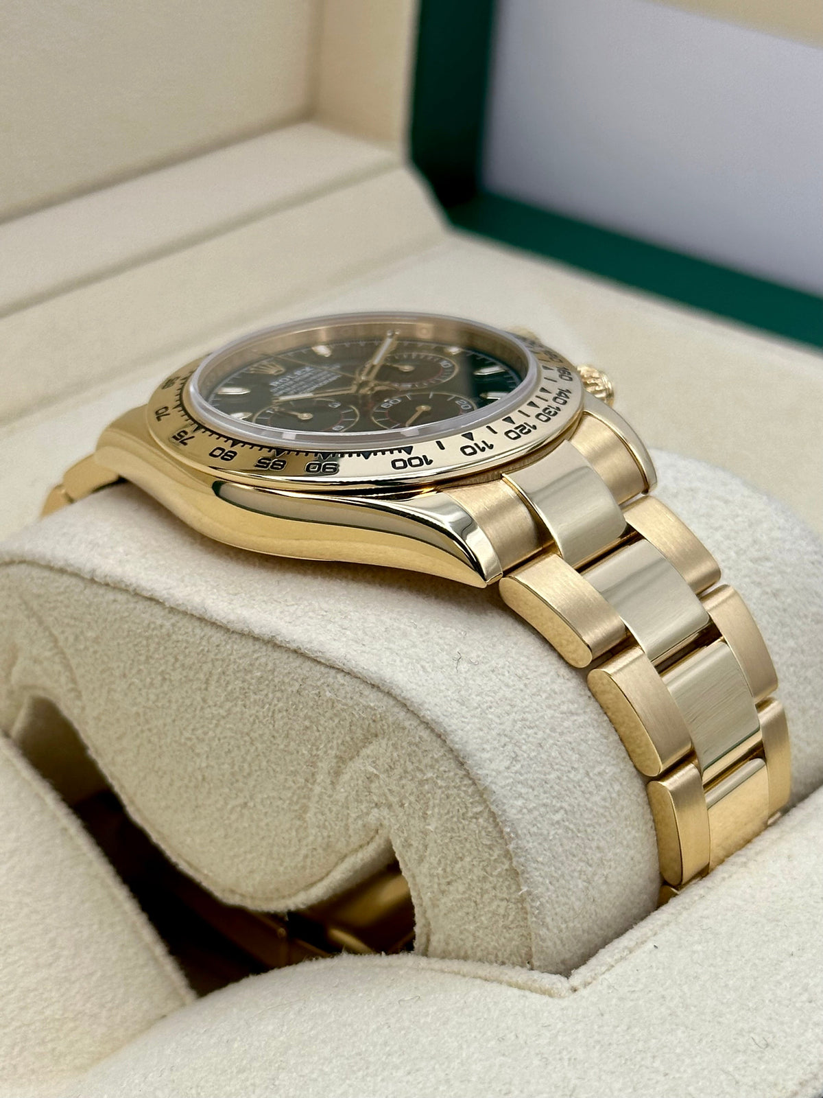 Rolex Daytona "John Mayer" 40mm 116508 Yellow Gold Green Dial