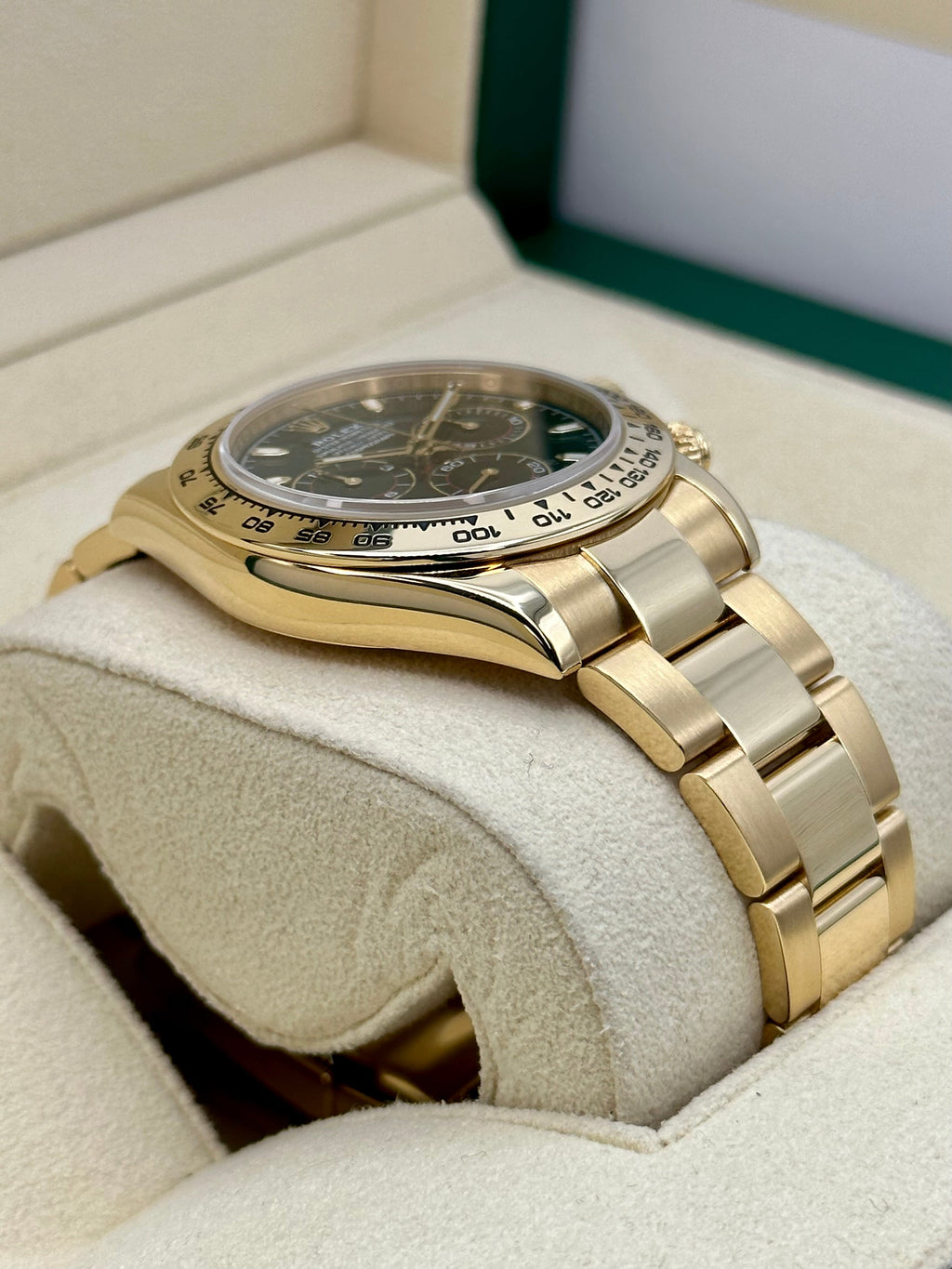 Rolex Daytona "John Mayer" 40mm 116508 Yellow Gold Green Dial
