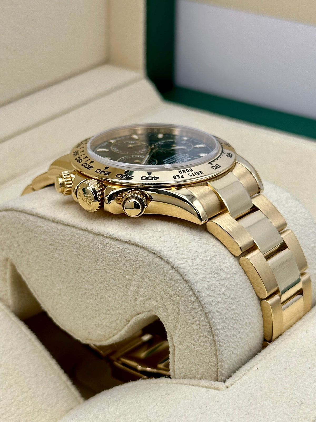 Rolex Daytona "John Mayer" 40mm 116508 Yellow Gold Green Dial