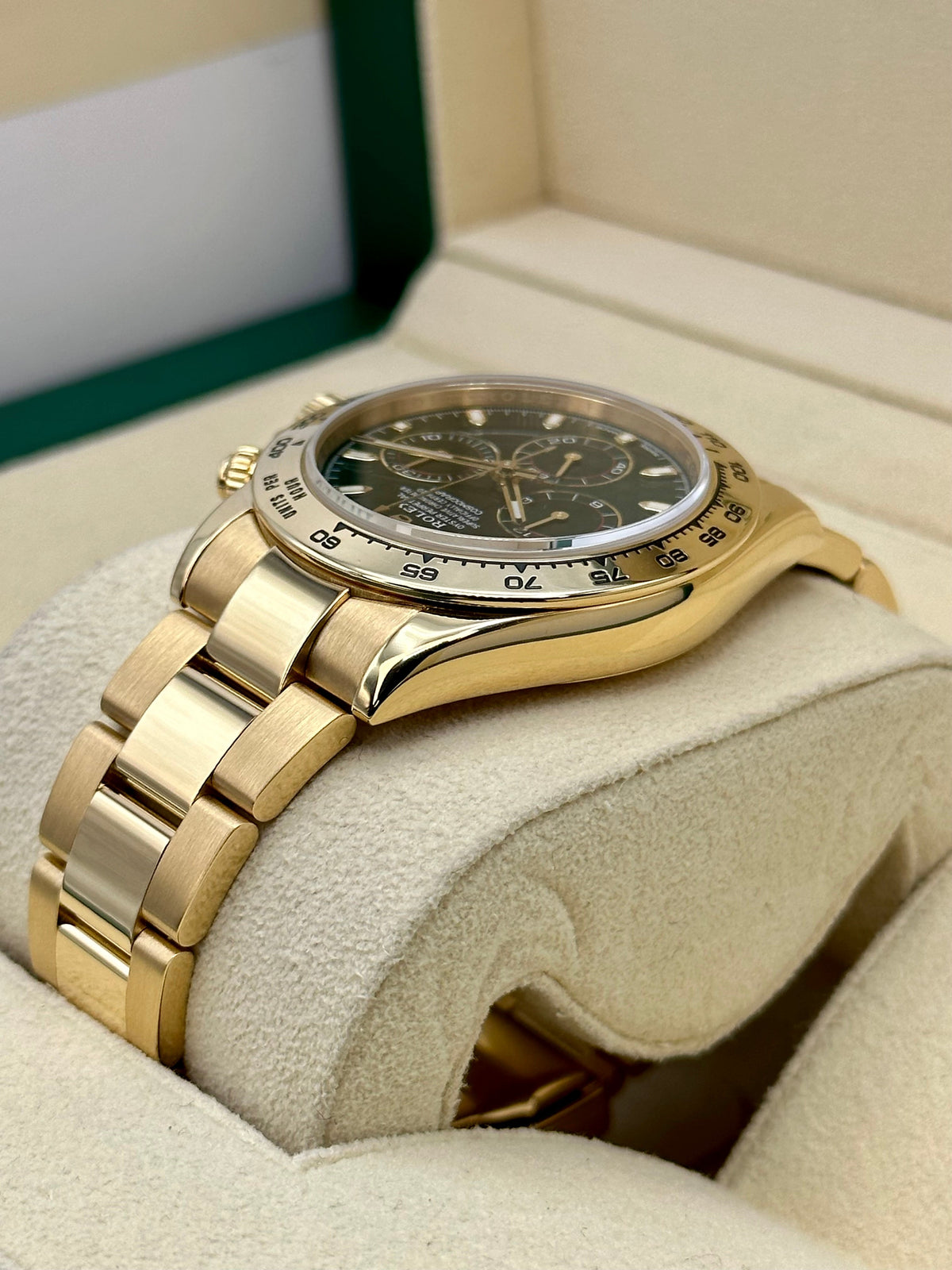 Rolex Daytona "John Mayer" 40mm 116508 Yellow Gold Green Dial