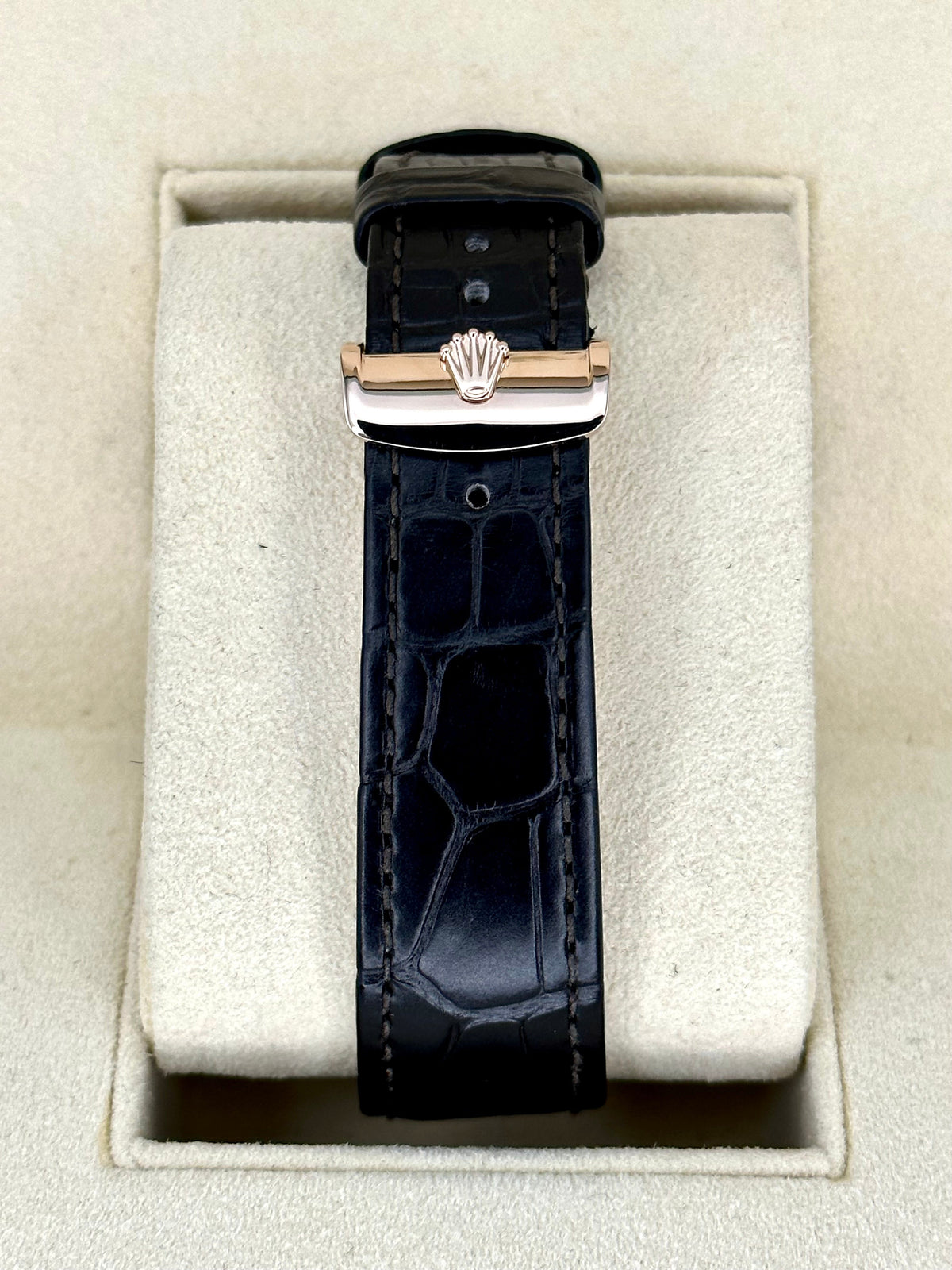 2022 Rolex Cellini Moonphase 39mm 50535 Rose Gold White Dial