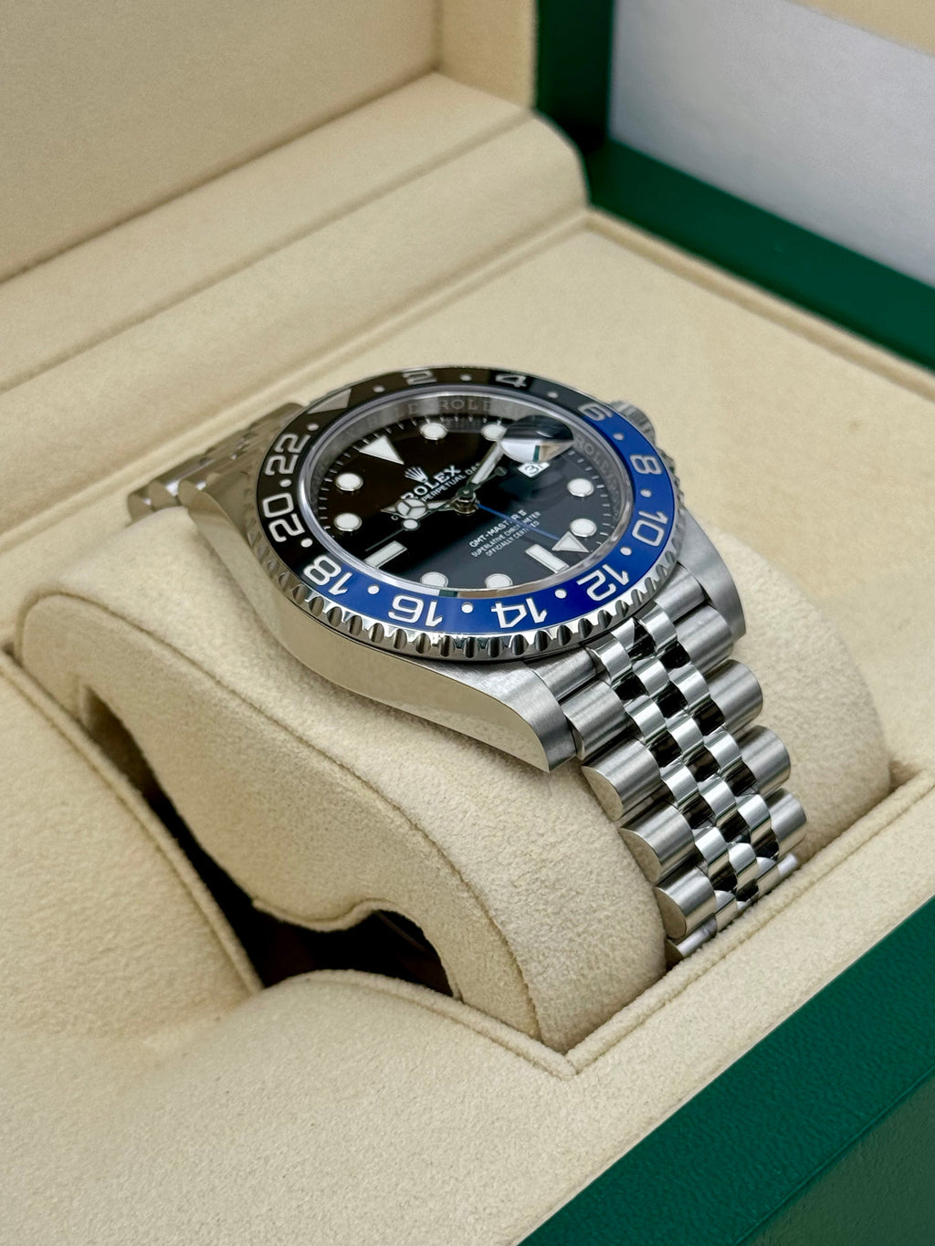 2022 Rolex GMT-Master II "Batgirl" 40mm 126710BLNR Jubilee Black Dial