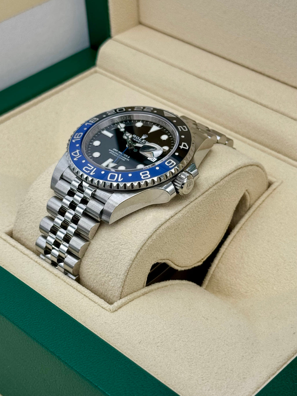 2022 Rolex GMT-Master II "Batgirl" 40mm 126710BLNR Jubilee Black Dial