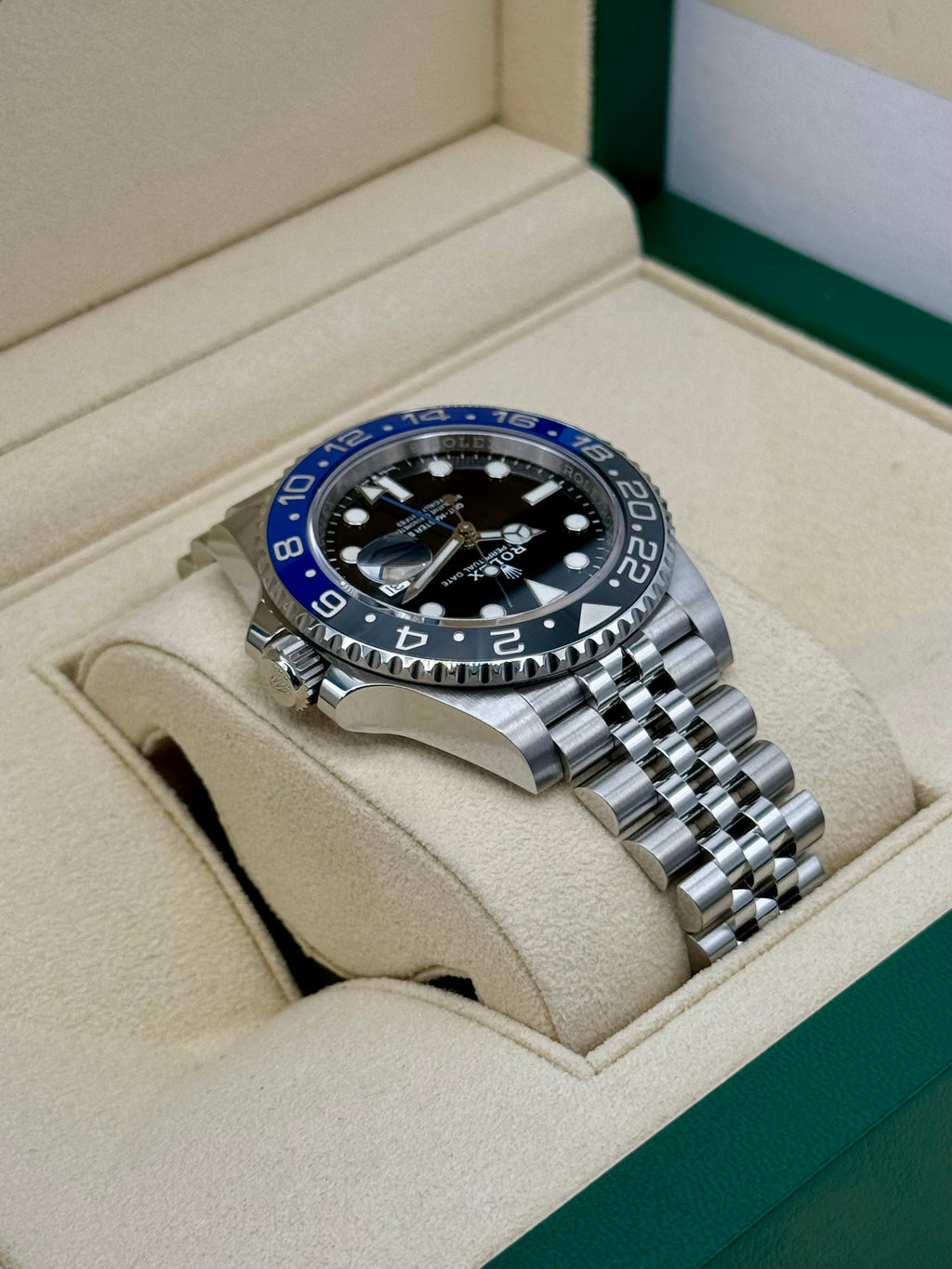 2022 Rolex GMT-Master II "Batgirl" 40mm 126710BLNR Jubilee Black Dial