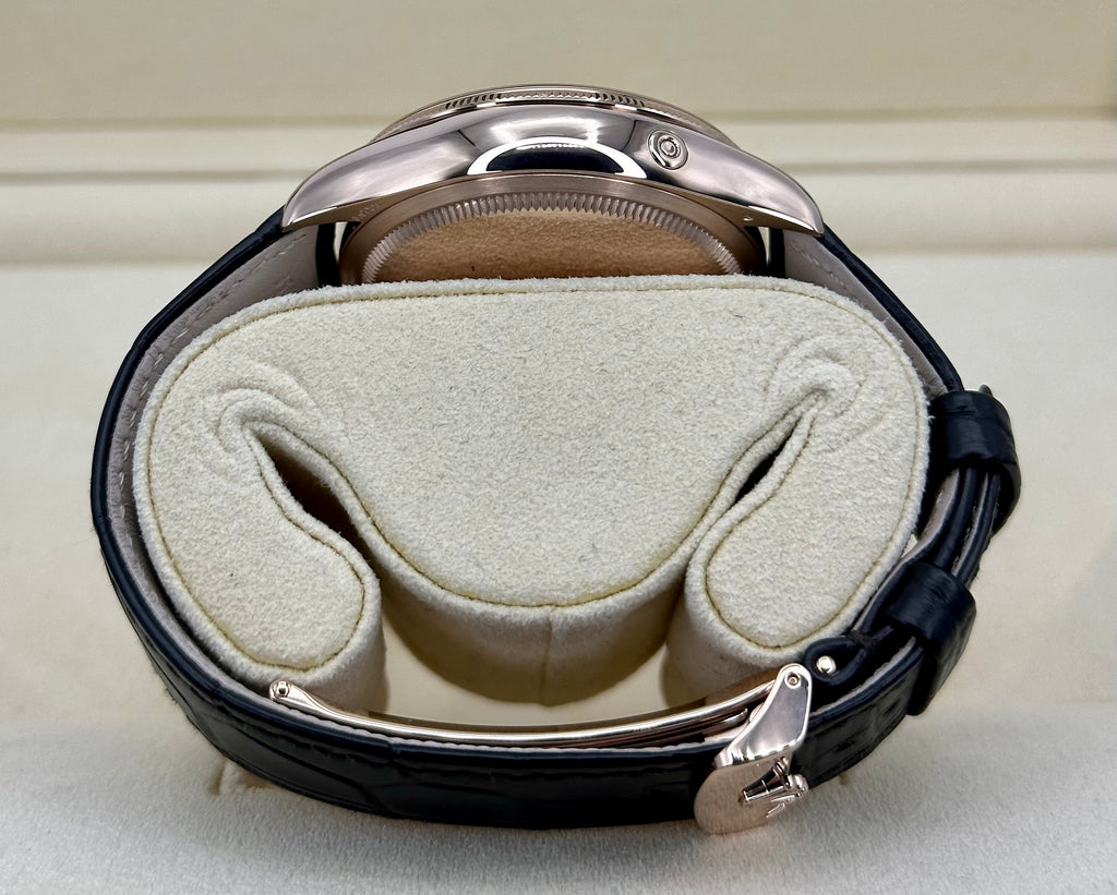 2022 Rolex Cellini Moonphase 39mm 50535 Rose Gold White Dial