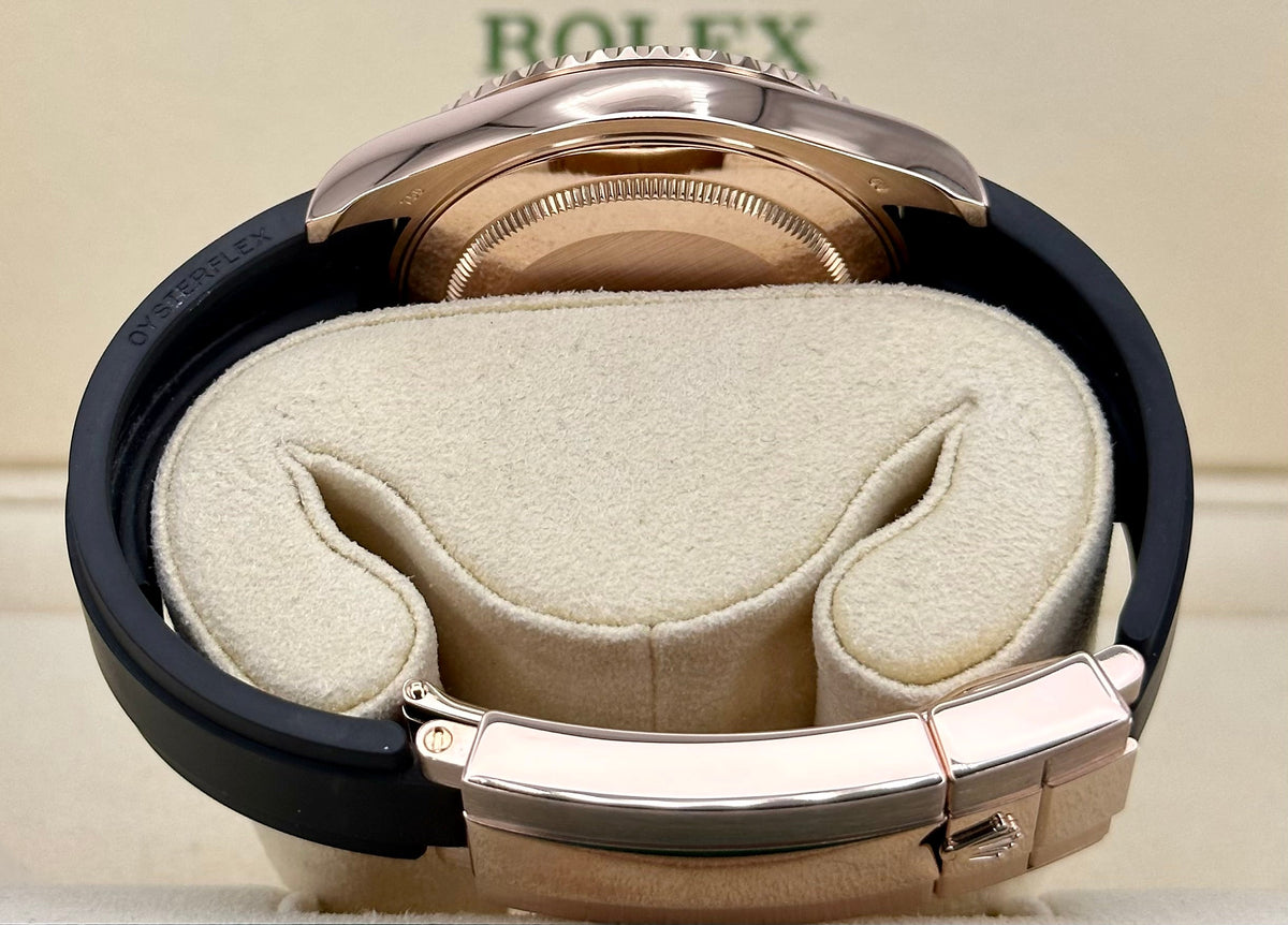 2018 Rolex Yacht-Master 40mm 116655 Oysterflex Black Dial