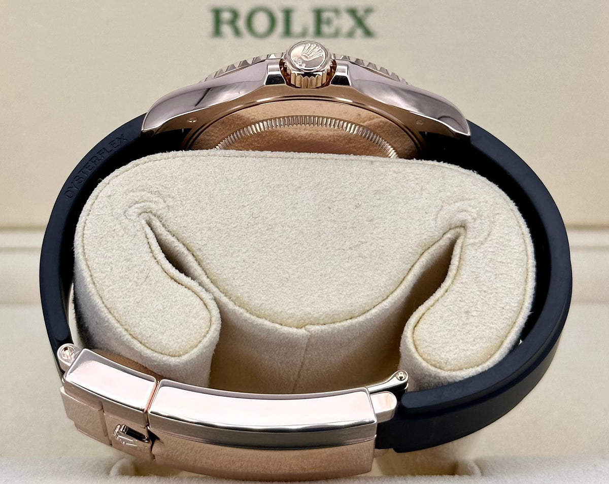 2018 Rolex Yacht-Master 40mm 116655 Oysterflex Black Dial