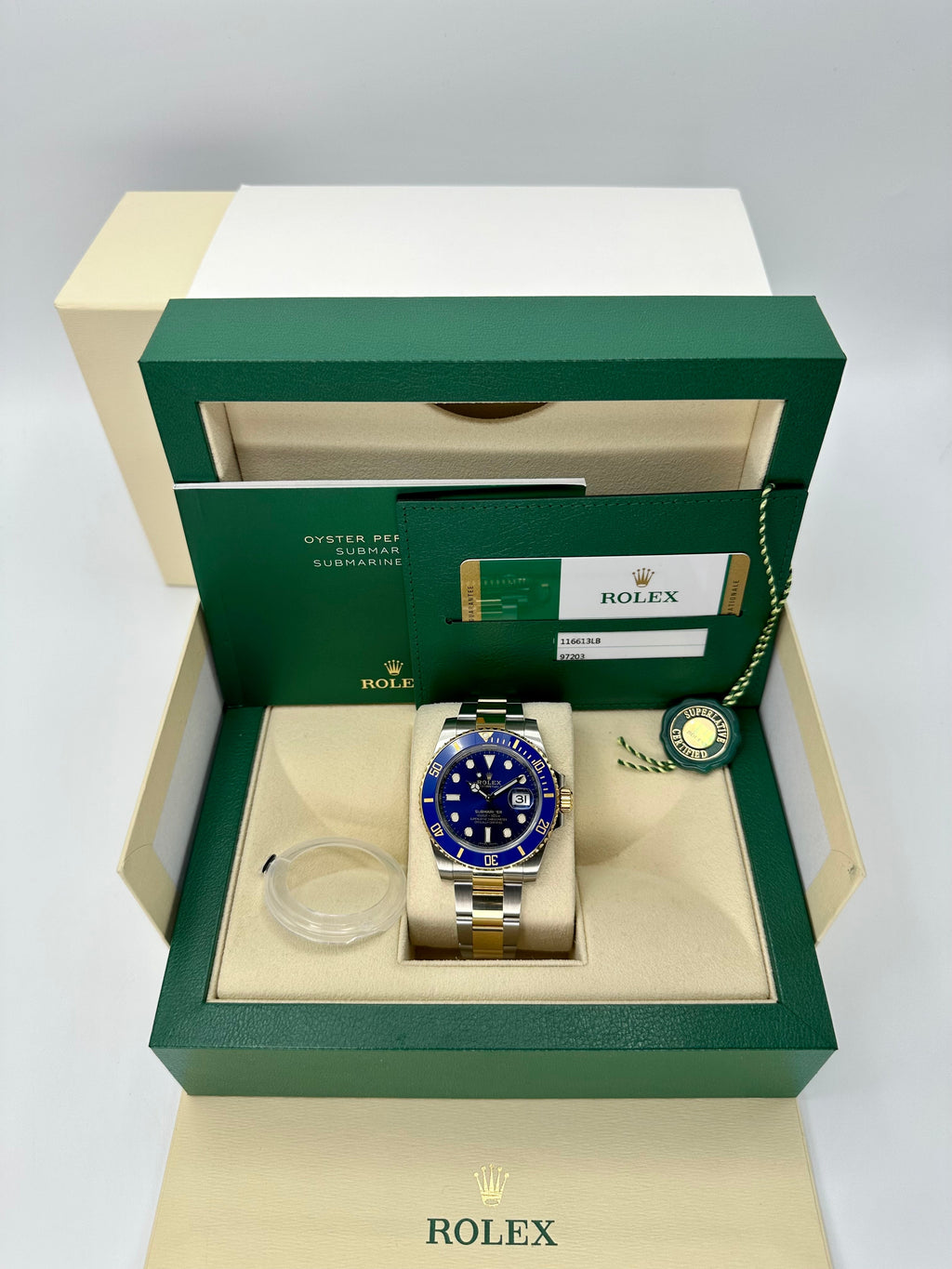 2019 Rolex Submariner "Bluesy" 40mm 116613LB Two-Tone Blue Dial