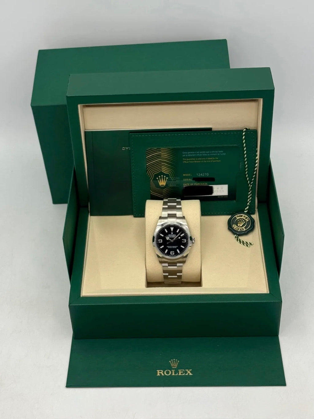 NEW 2026 Rolex Explorer 36mm 124270 Stainless Steel Black Dial