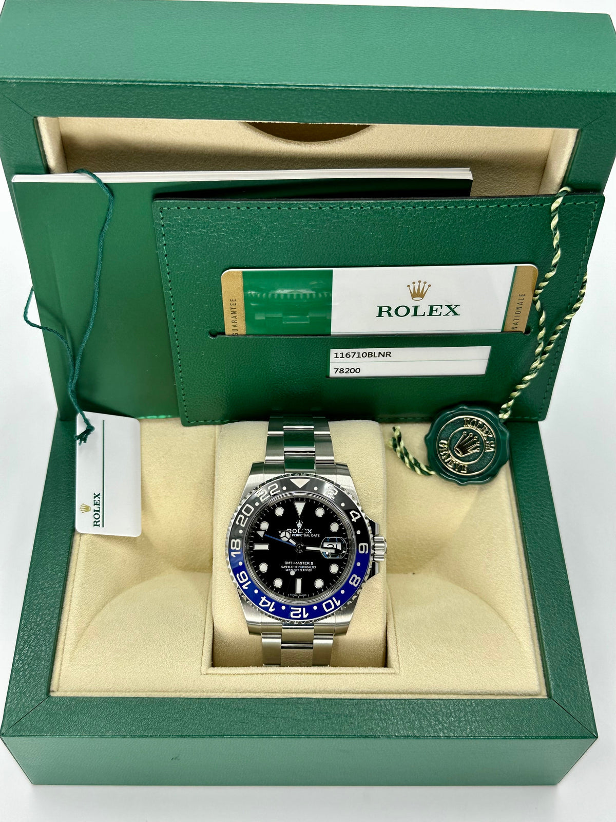 2017 Rolex GMT-Master II "Batman" 40mm 116710BLNR Oyster