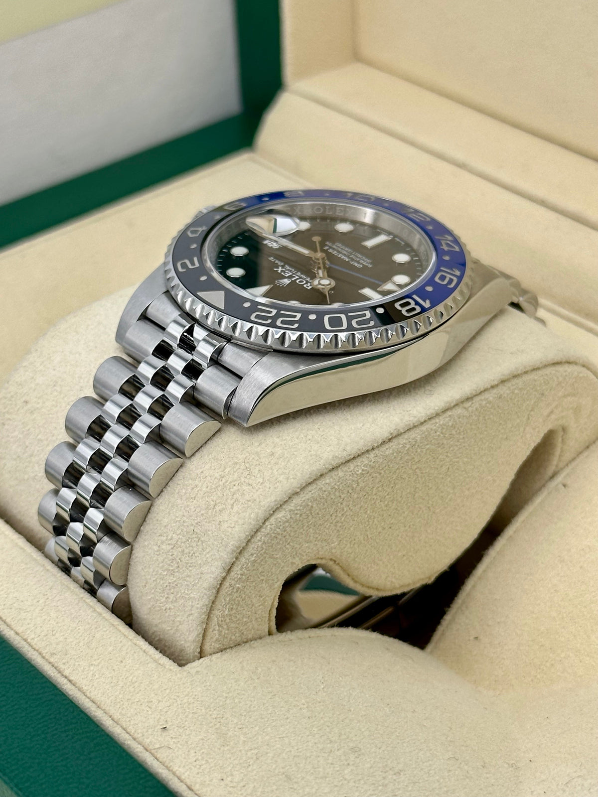 2019 Rolex GMT-Master II “Batgirl” 40mm 126710BLNR Jubilee Black Dial