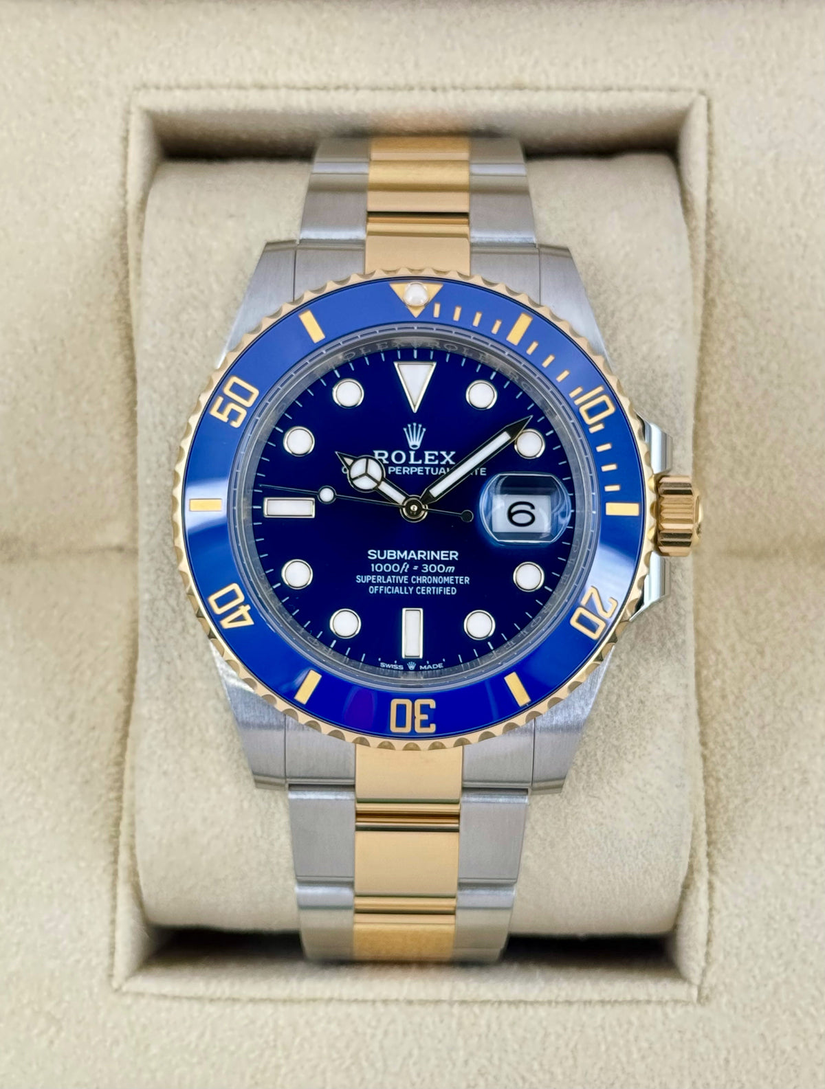 2024 Rolex Submariner "Bluesy" 41mm 126613LB Two-Tone Blue Dial