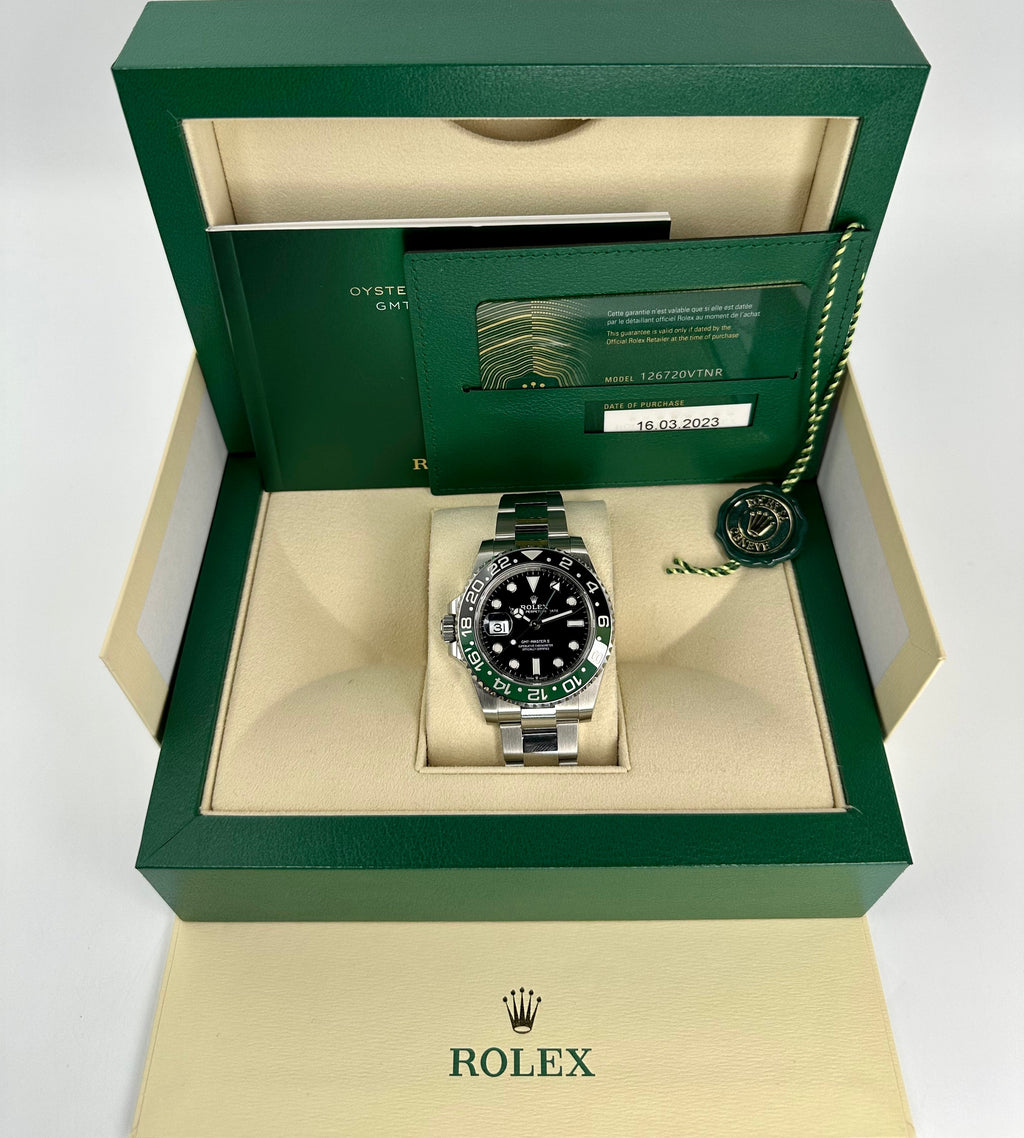 2023 Rolex GMT-Master II "Sprite" 40mm 126720VTNR Oyster