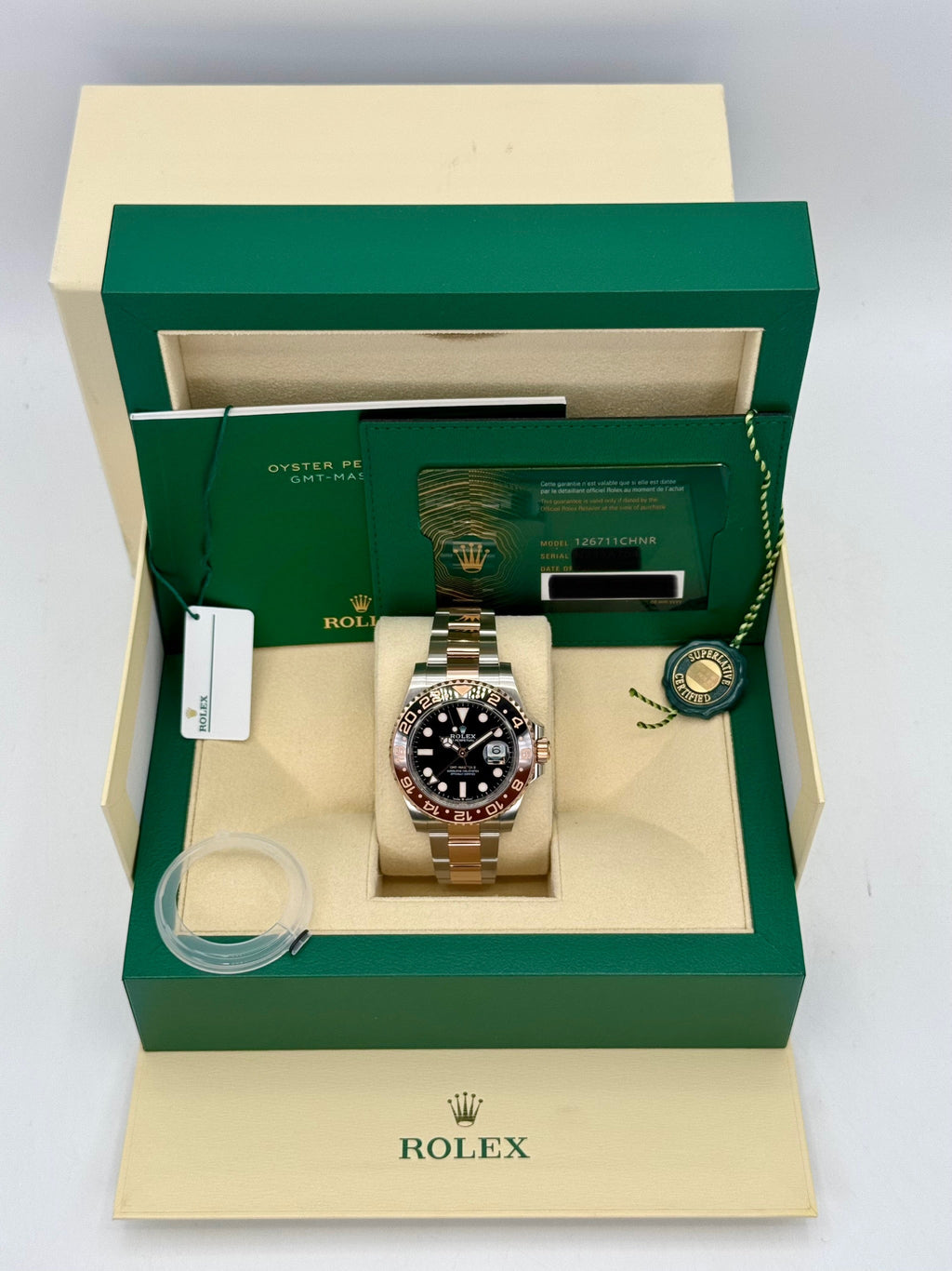 2024 Rolex GMT-Master II "Rootbeer" 40mm 126711CHNR Two-Tone
