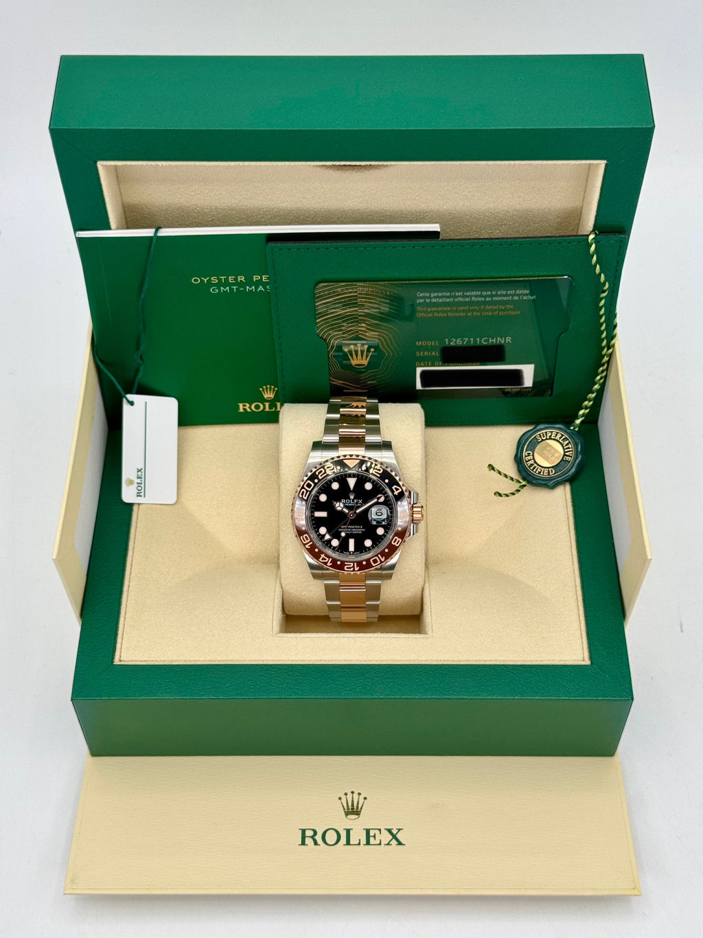 2024 Rolex GMT-Master II "Rootbeer" 40mm 126711CHNR Two-Tone