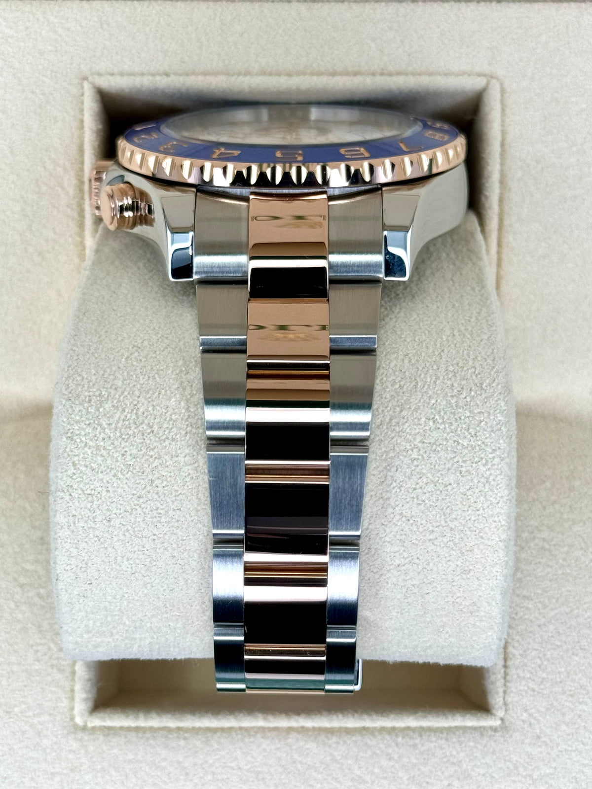 2018 Rolex Yacht-Master II 44mm 116681 Two-Tone White Dial