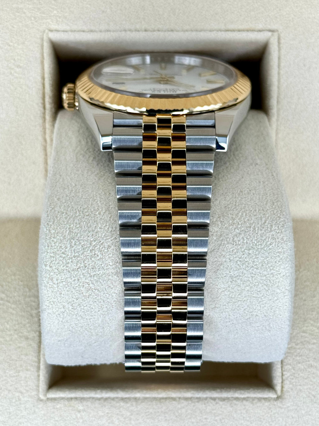 2023 Rolex Datejust 41mm 126333 Two-Tone Jubilee White Dial