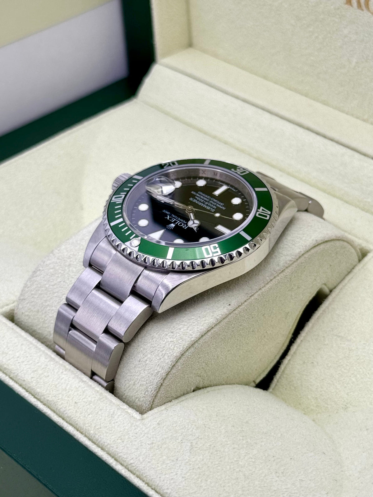 2009 Rolex Submariner "Kermit" 40mm 16610LV Stainless Steel Black Dial