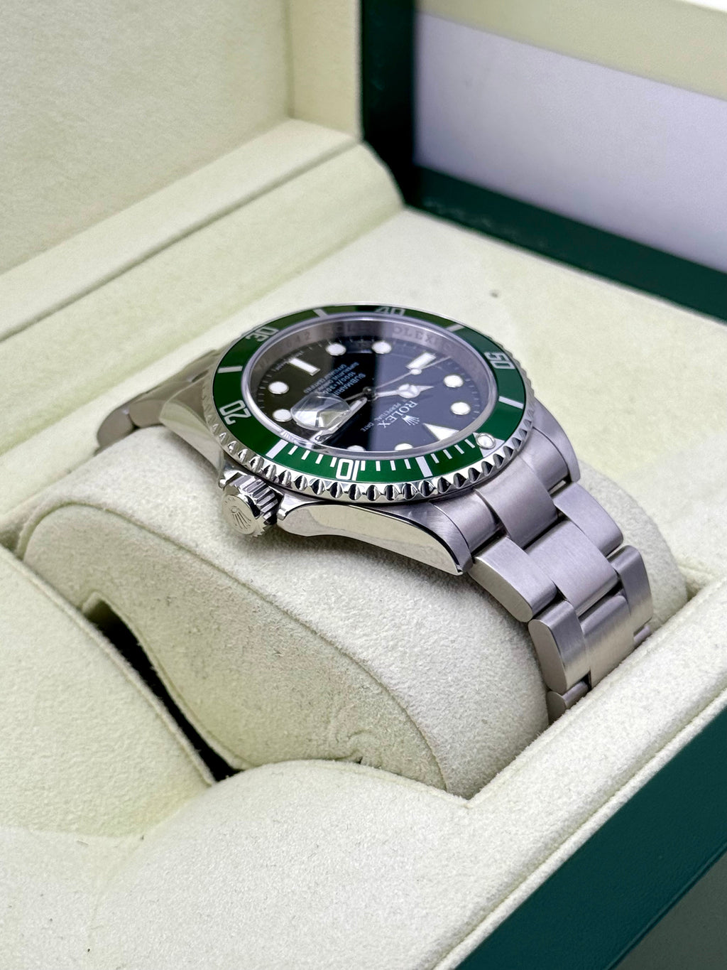 2009 Rolex Submariner "Kermit" 40mm 16610LV Stainless Steel Black Dial