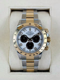 2016 Rolex Daytona 40mm 116523 White Panda Arabic Racing Dial