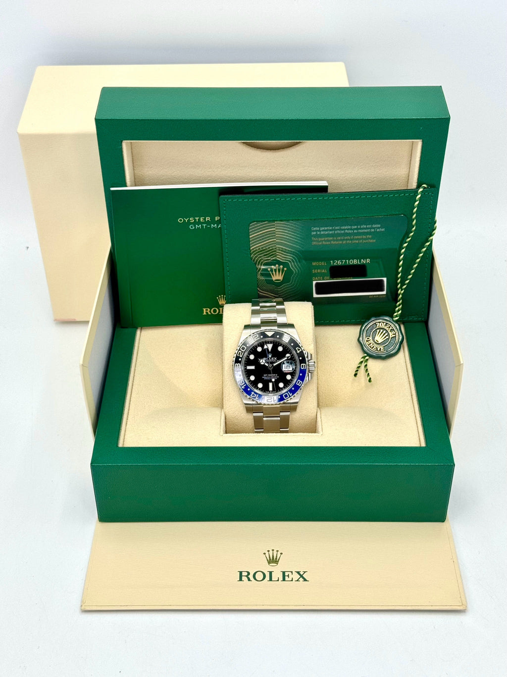 NEW 2024 Rolex GMT-Master II "Batman" 40mm 126710BLNR Oyster