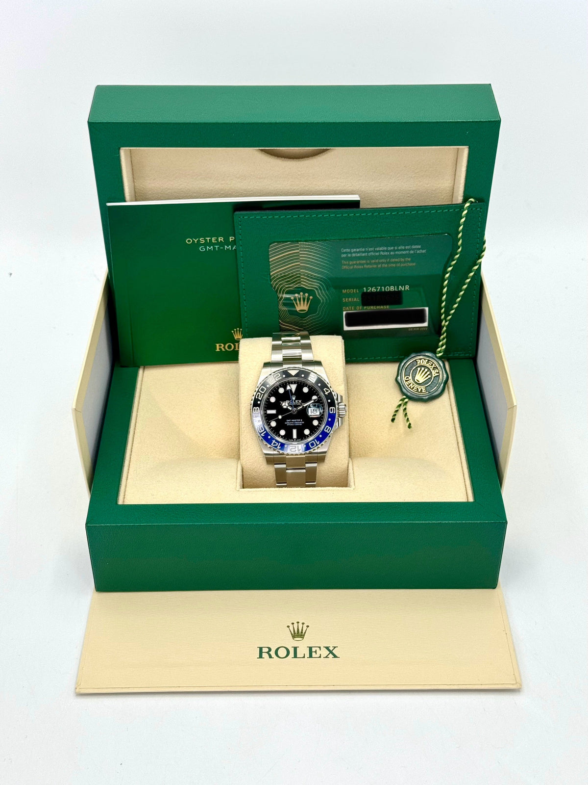 NEW 2024 Rolex GMT-Master II "Batman" 40mm 126710BLNR Oyster