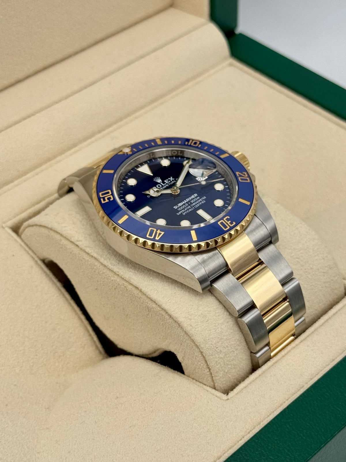 2021 Rolex Submariner "Bluesy" 41mm 126613LB Two-Tone Blue Dial