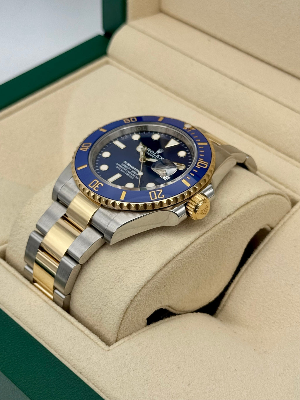 2021 Rolex Submariner "Bluesy" 41mm 126613LB Two-Tone Blue Dial