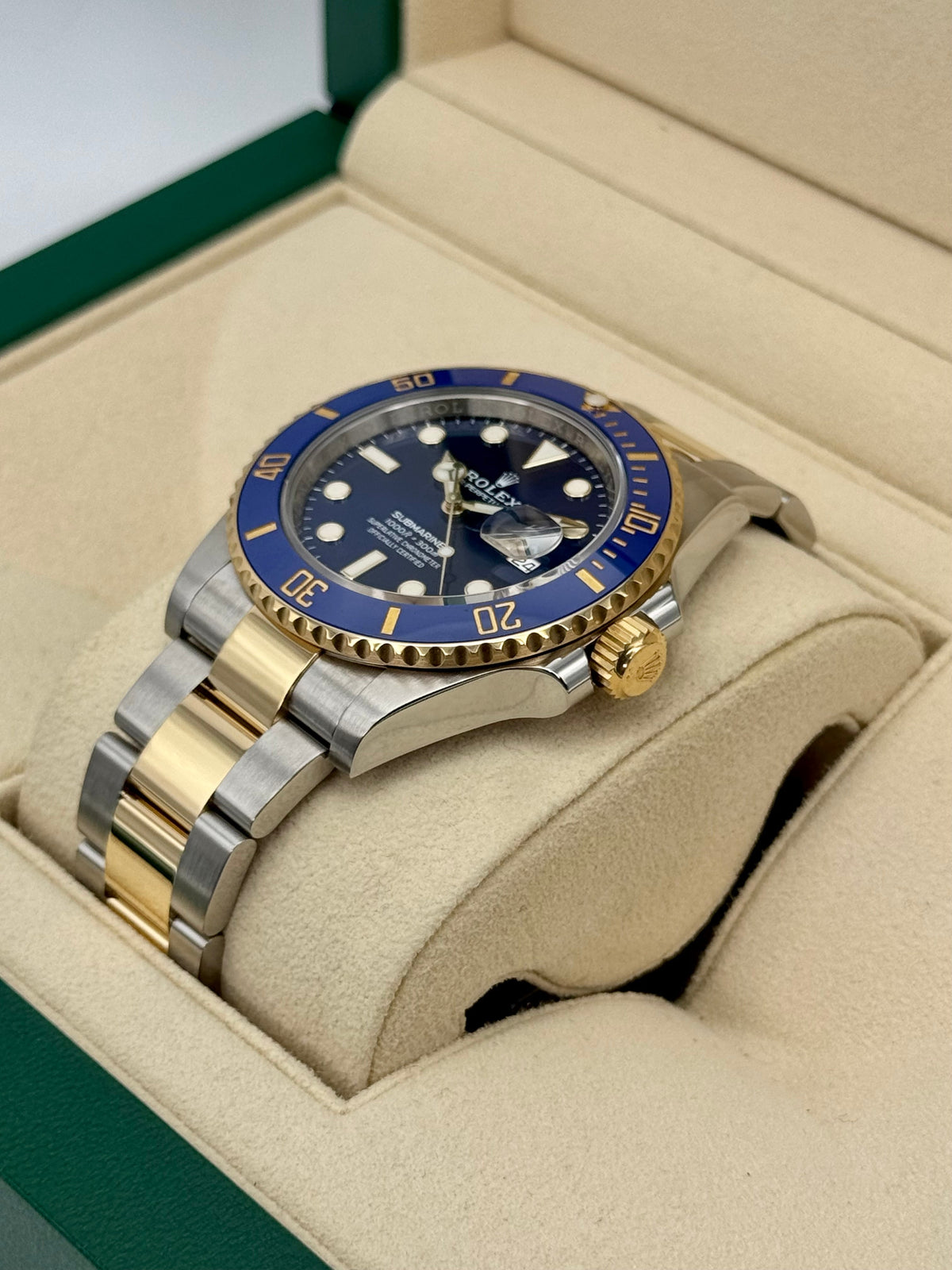 2021 Rolex Submariner "Bluesy" 41mm 126613LB Two-Tone Blue Dial