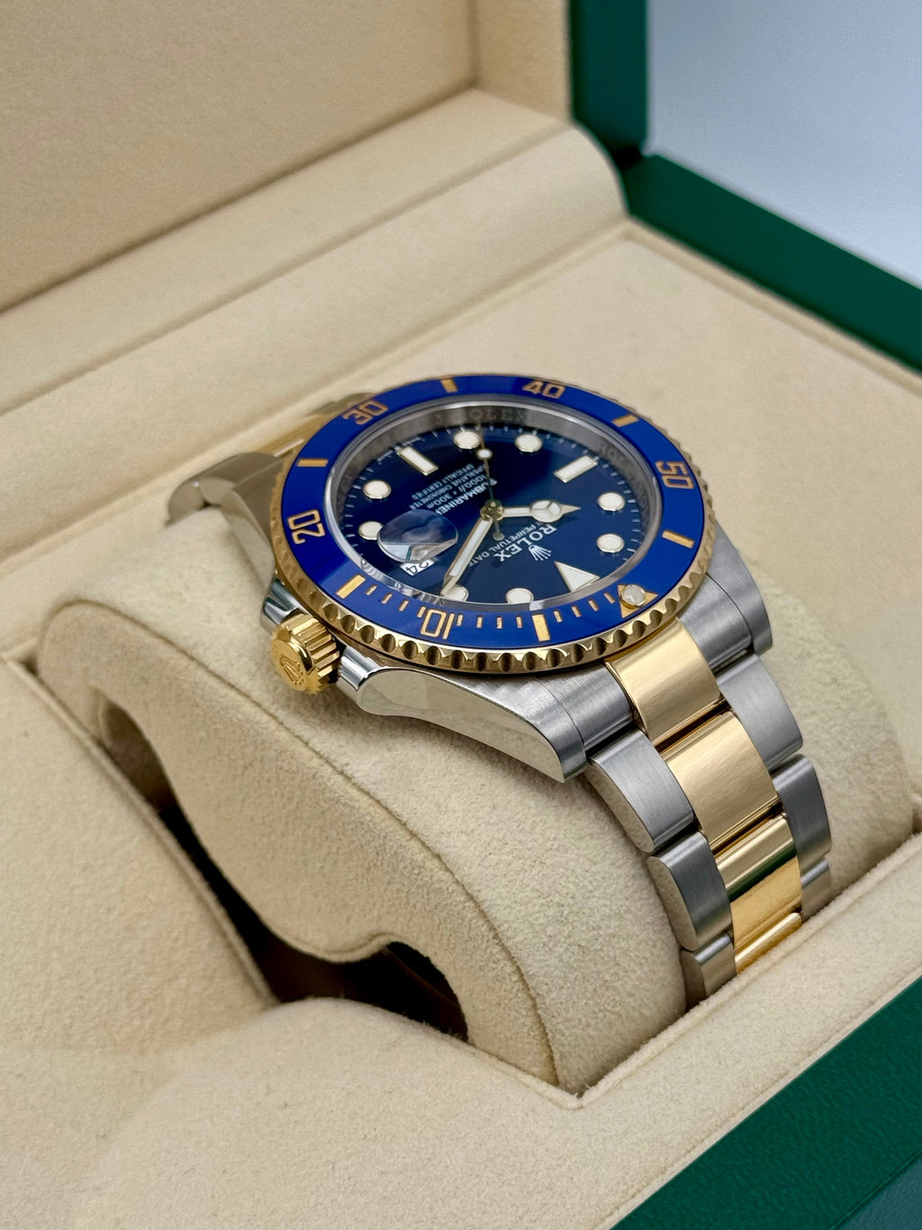 2021 Rolex Submariner "Bluesy" 41mm 126613LB Two-Tone Blue Dial