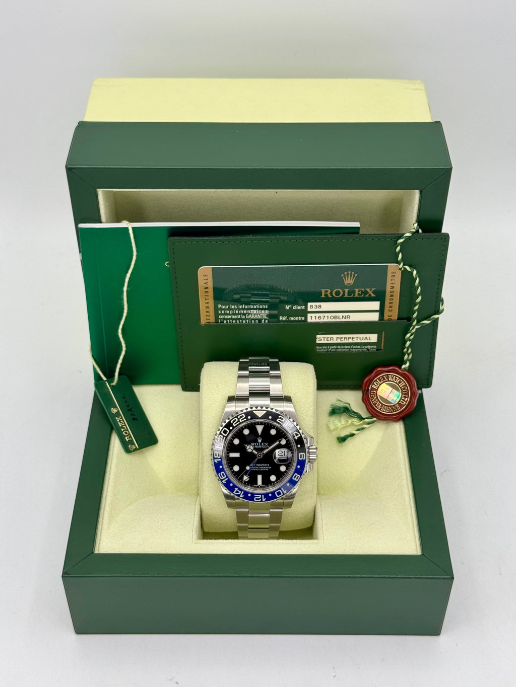 2014 Rolex GMT-Master II “Batman” 40mm 116710BLNR Oyster