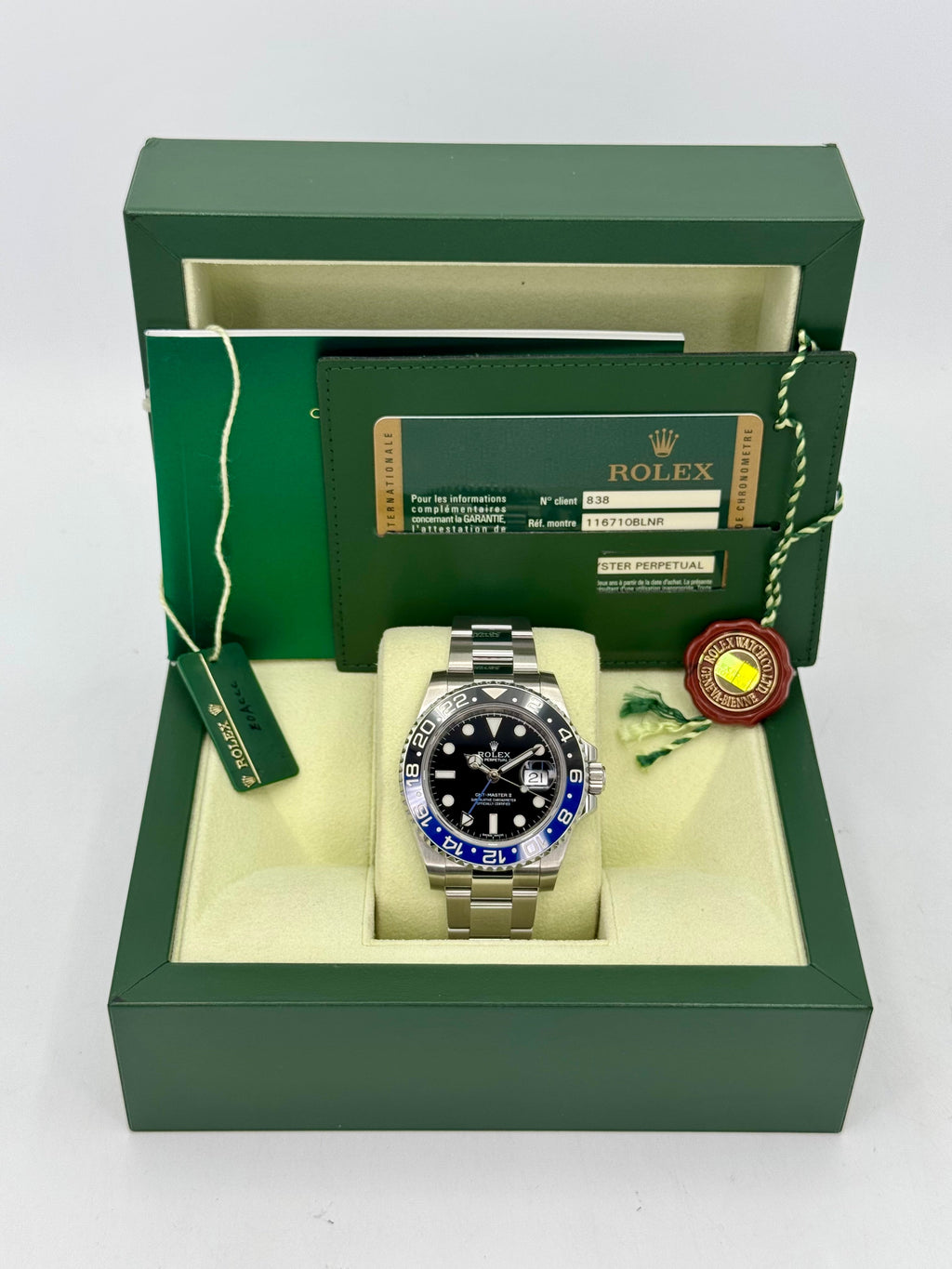 2014 Rolex GMT-Master II “Batman” 40mm 116710BLNR Oyster