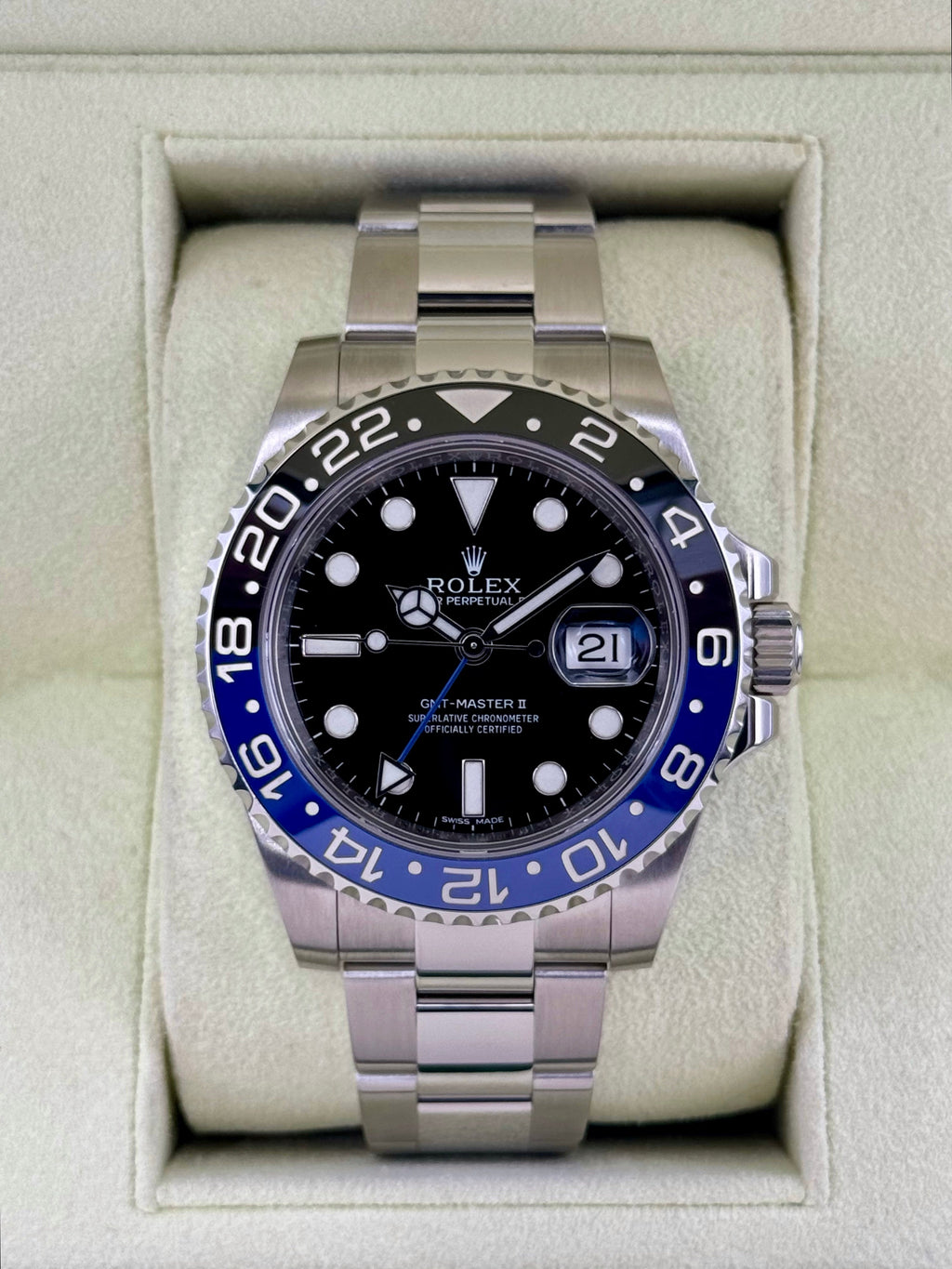 2014 Rolex GMT-Master II “Batman” 40mm 116710BLNR Oyster