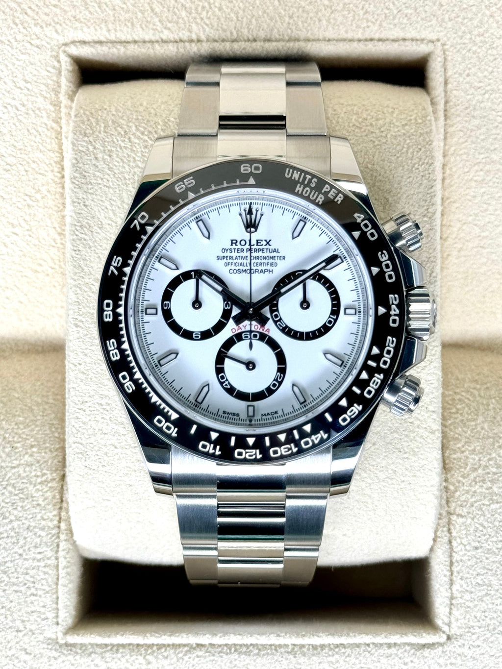 NEW 2024 Rolex Daytona 40mm 126500LN Stainless Steel Panda Dial