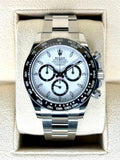 NEW 2024 Rolex Daytona 40mm 126500LN Stainless Steel Panda Dial