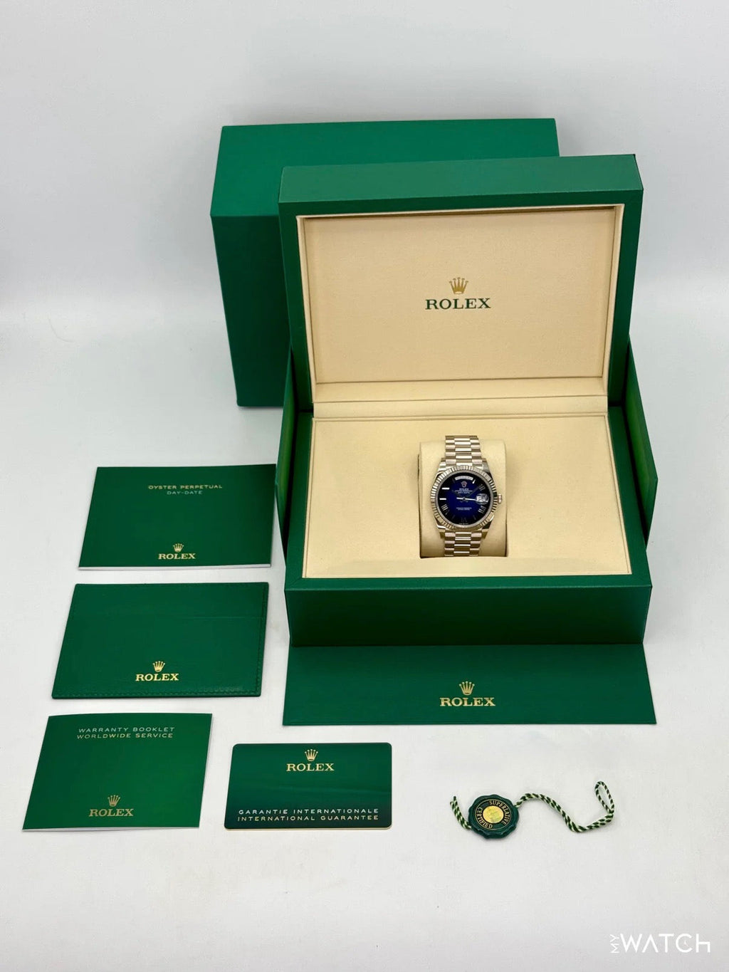 NEW 2026 Rolex Day-Date 40mm 228239 Presidential Blue Ombre Dial