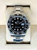 2017 Rolex GMT-Master II 40mm 116710LN Stainless Steel Black Dial