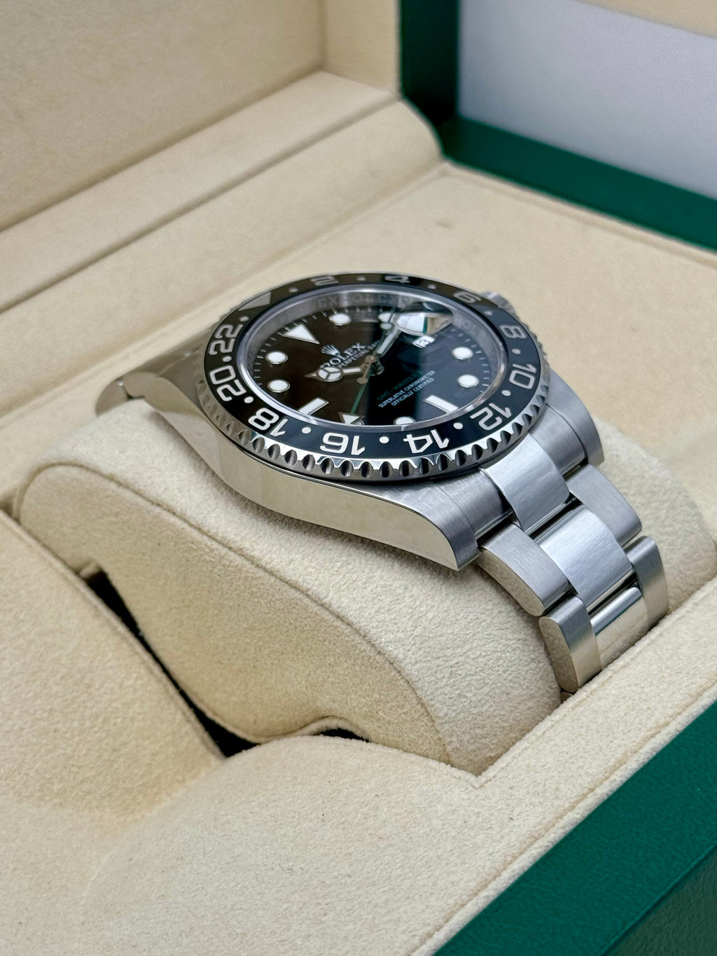 2017 Rolex GMT-Master II 40mm 116710LN Stainless Steel Black Dial