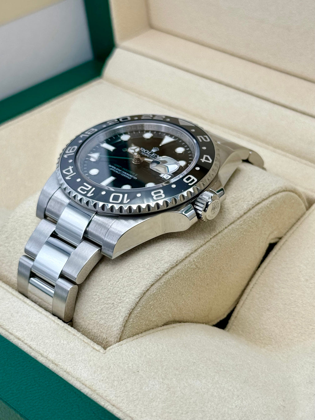 2017 Rolex GMT-Master II 40mm 116710LN Stainless Steel Black Dial