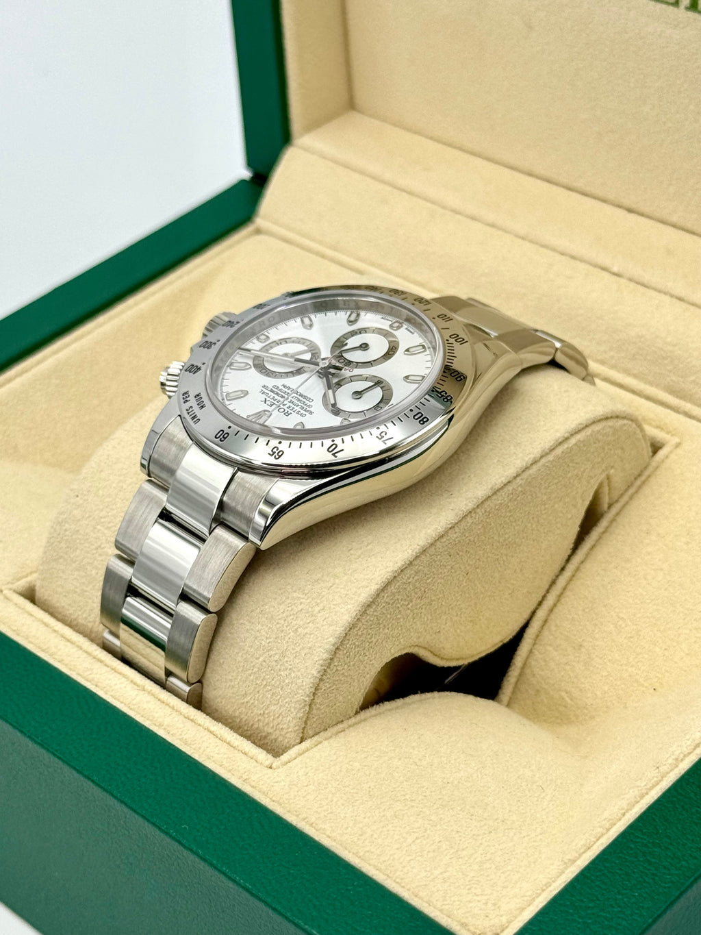 2015 Rolex Daytona 40mm 116520 Stainless Steel White APH Dial