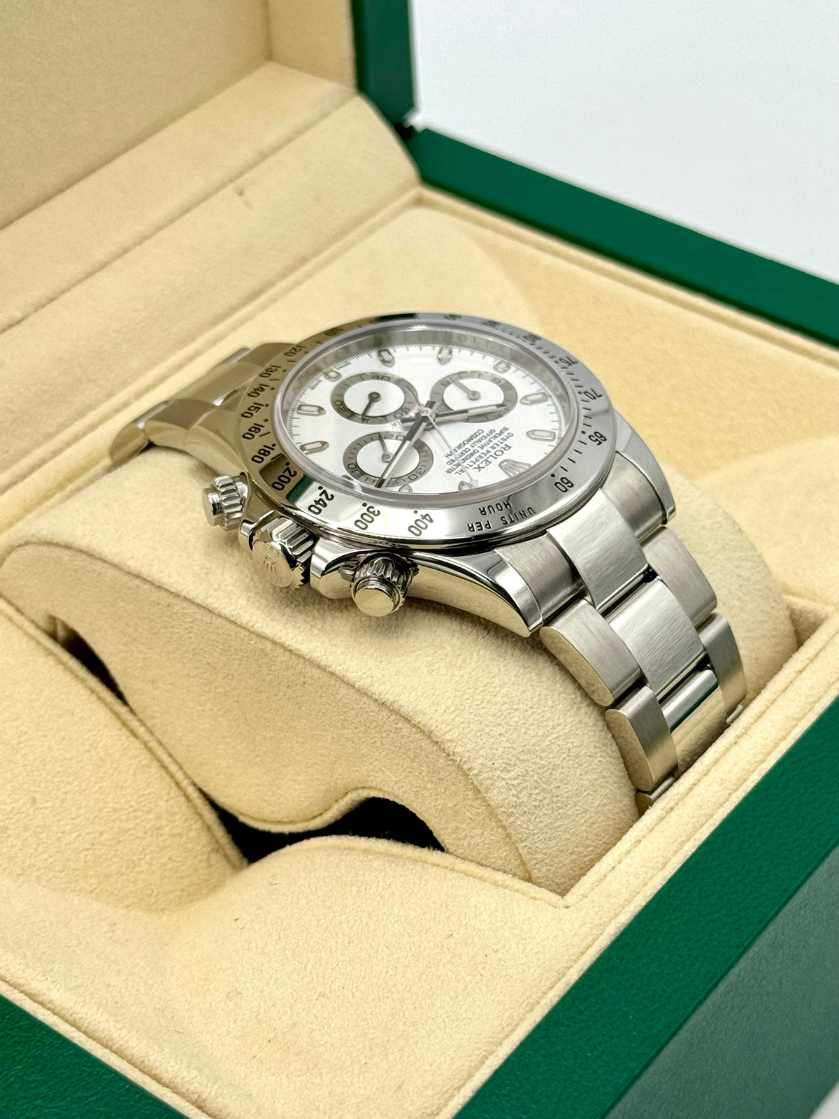 2015 Rolex Daytona 40mm 116520 Stainless Steel White APH Dial