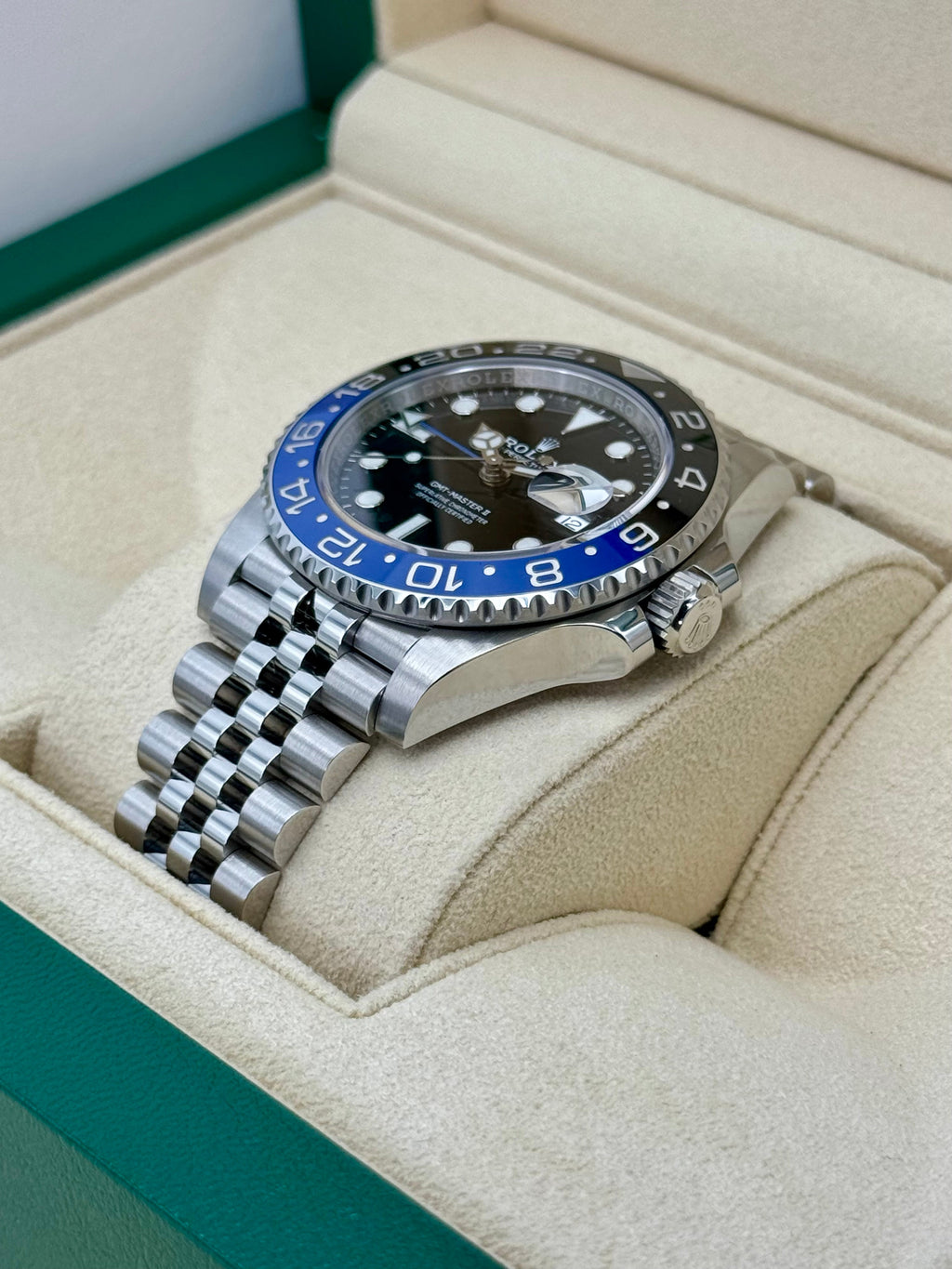 2022 Rolex GMT-Master II "Batgirl" 40mm 126710BLNR Jubilee Black Dial