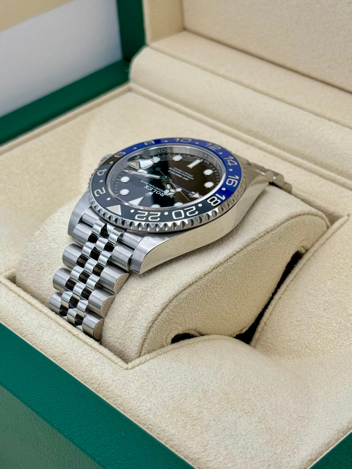 2022 Rolex GMT-Master II "Batgirl" 40mm 126710BLNR Jubilee Black Dial