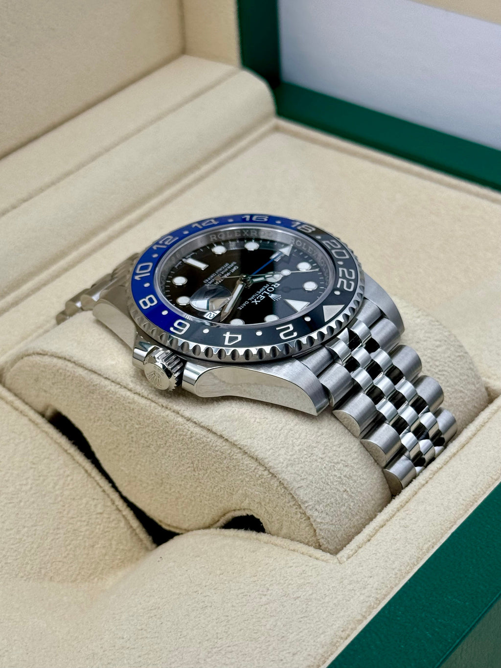 2022 Rolex GMT-Master II "Batgirl" 40mm 126710BLNR Jubilee Black Dial
