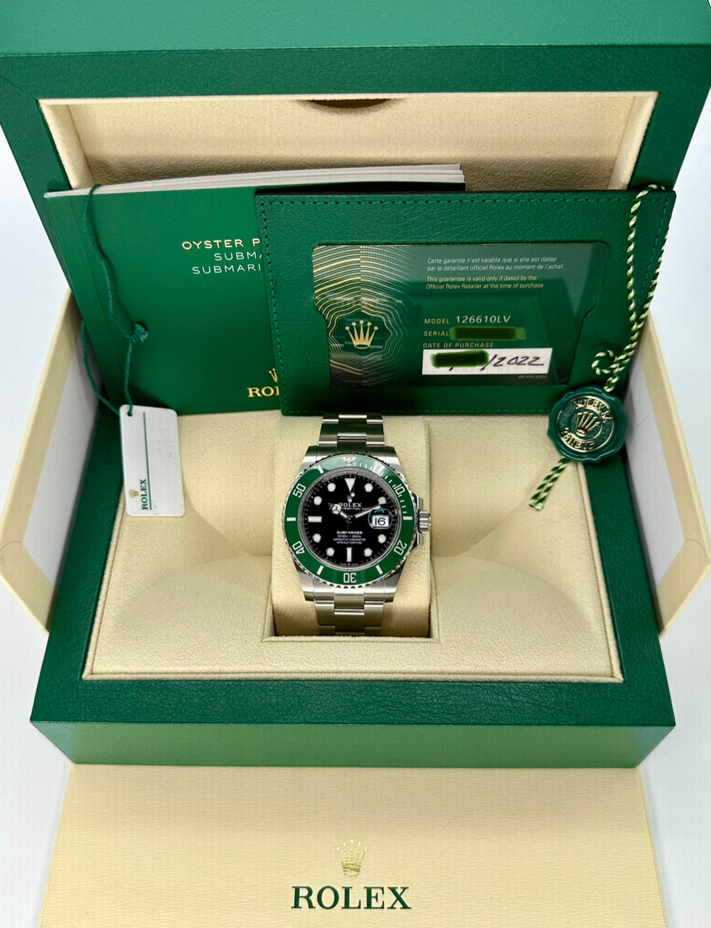 NEW 2022 Rolex Submariner “Starbucks” 41mm 126610LV Black Dial